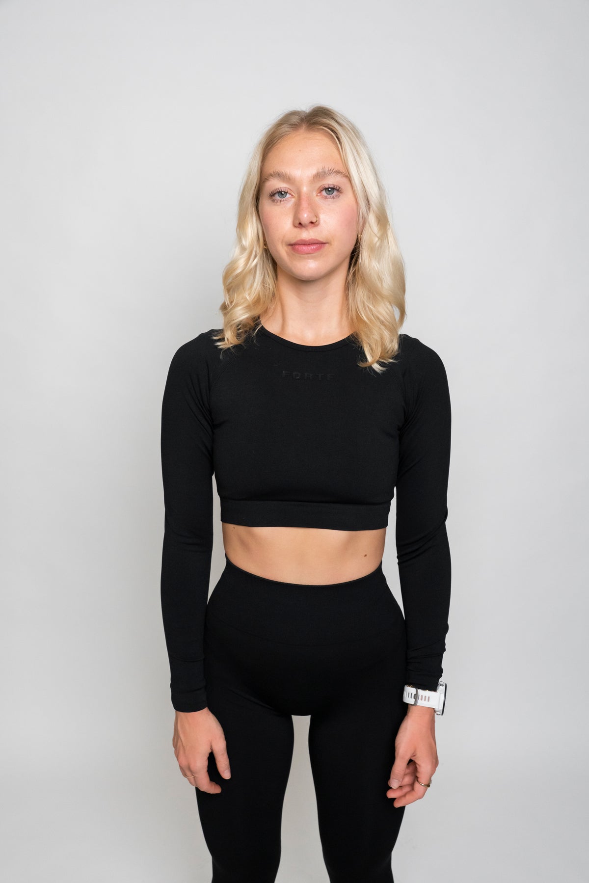 Performance Long Sleeve Crop Top